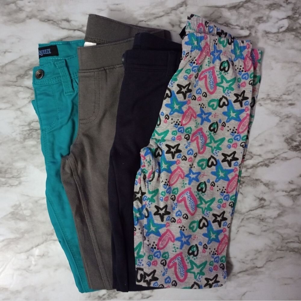 (Bundle) 4 Bottoms No Jeans Size 6X